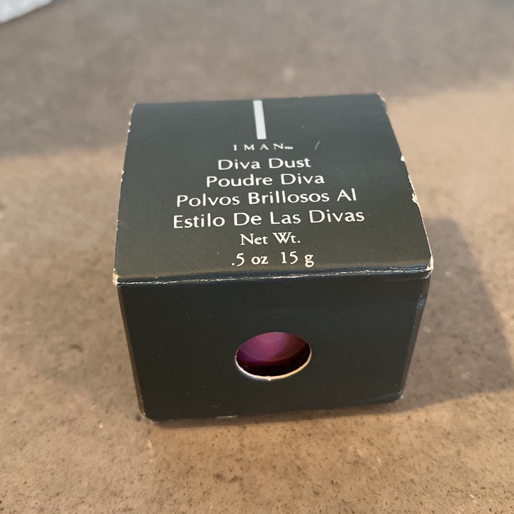 DIVA DUST --  Shimmer Loose Powder #02 PINK GLAM by IMAN